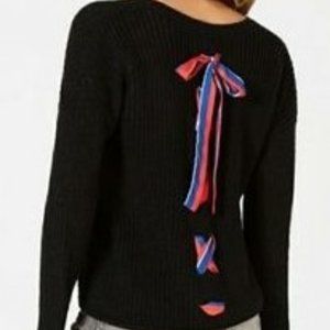 Ohmg Women Black Sweater